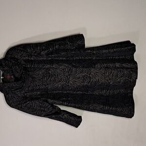 Gallery Women's Size Medium Lined, Lightweight Animal Textured Print Jacket